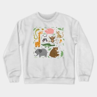 Cute Animals Crewneck Sweatshirt